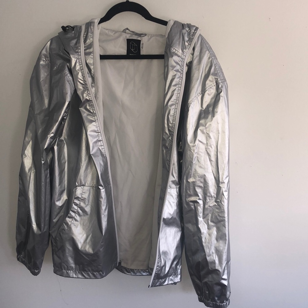 Silver Windbreaker